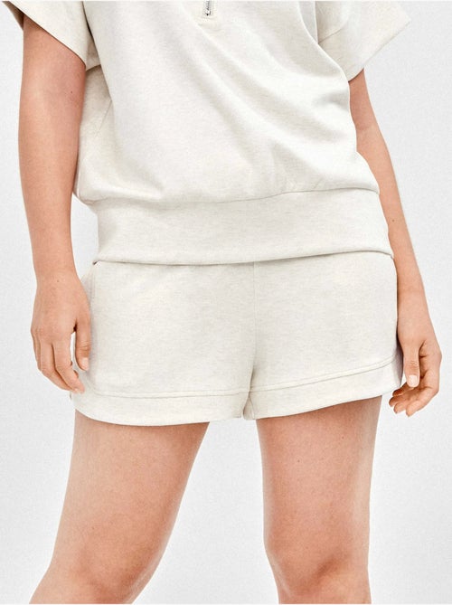 Short deportivo ajustable en tejido extra suave - Kiabi Short deportivo ajustable en tejido extra suave - Kiabi