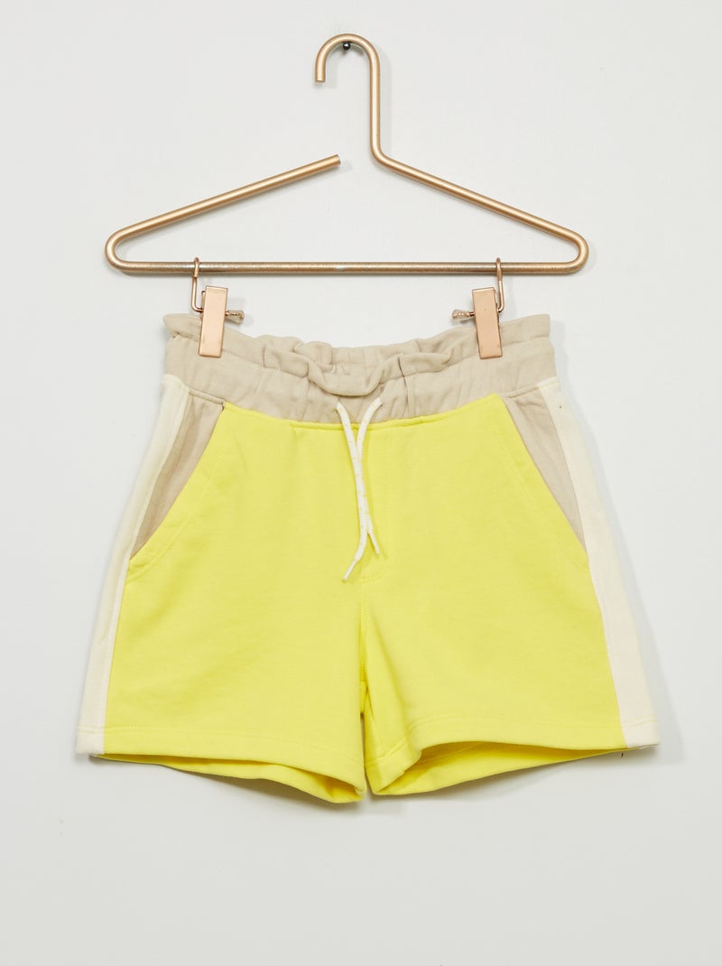 Short deportivo amarillo - Kiabi