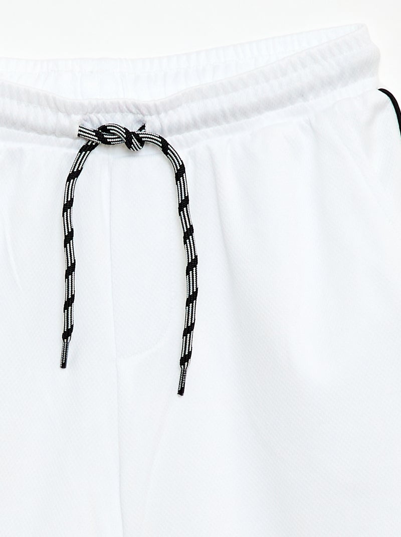 Short deportivo Brasil Blanco - Kiabi