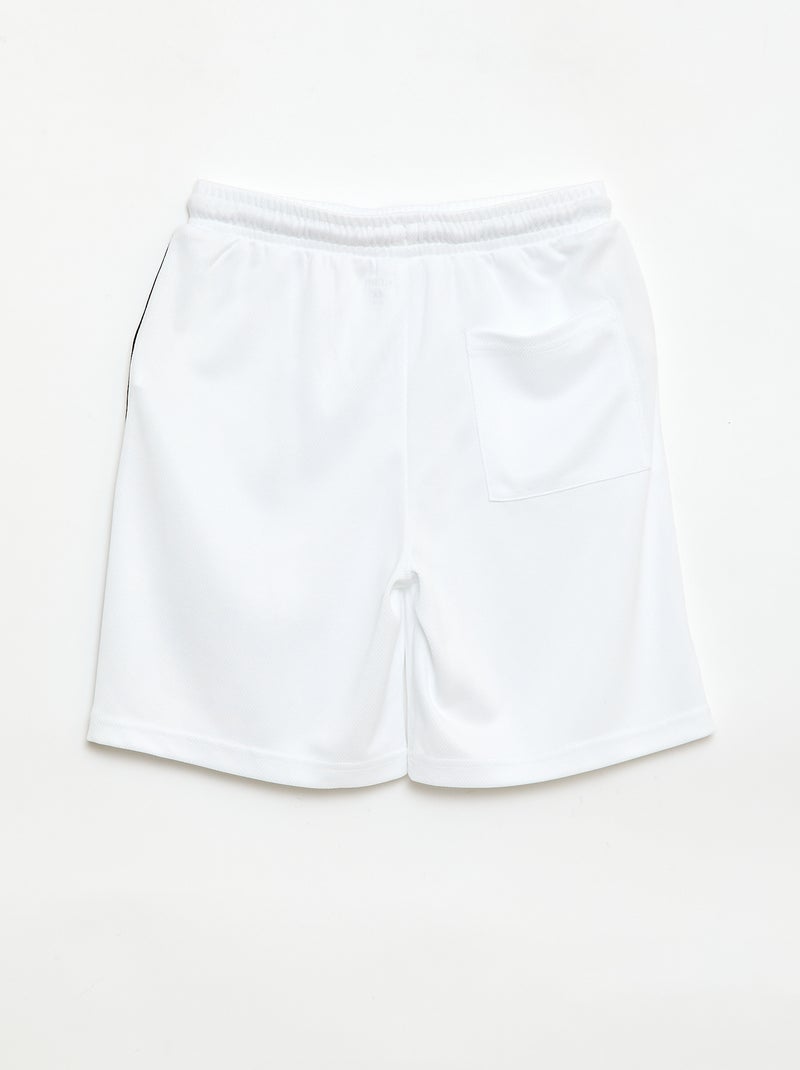 Short deportivo Brasil Blanco - Kiabi