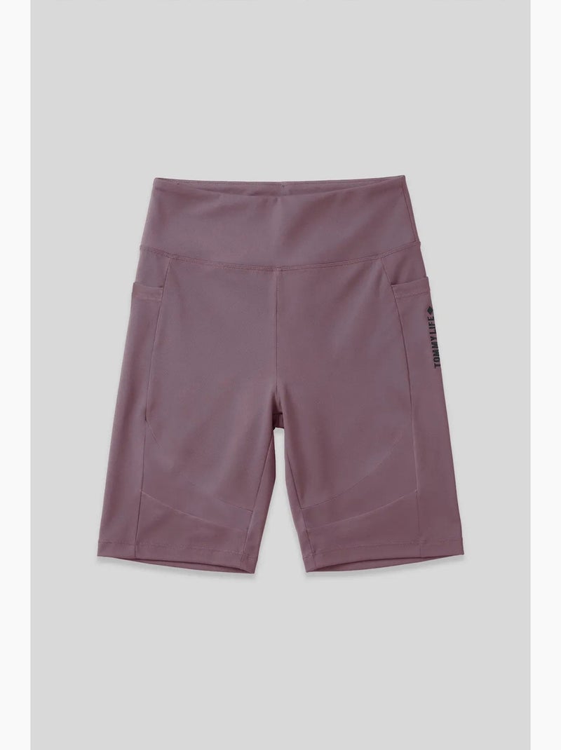 Short deportivo ciclista de tiro alto tommy Malva - Kiabi