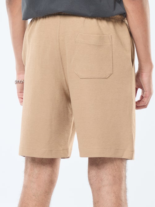 Short deportivo con bolsillos de punto - Kiabi