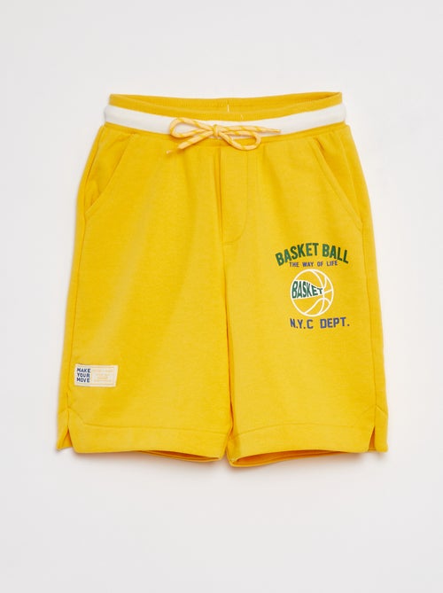 Short deportivo con cintura en contraste - Kiabi