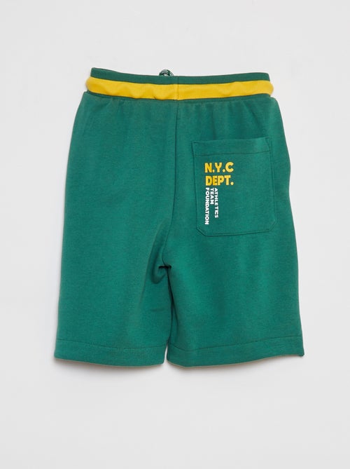 Short deportivo con cintura en contraste - Kiabi