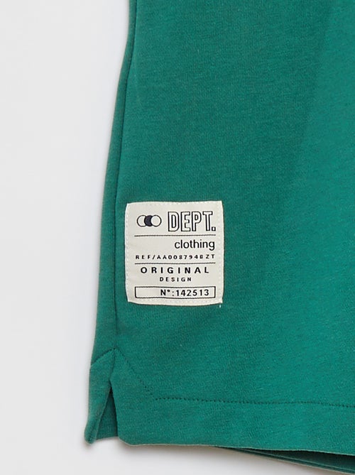 Short deportivo con cintura en contraste - Kiabi