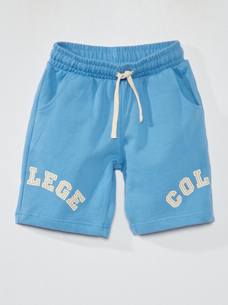 Short deportivo de algodón BLANCO - Kiabi