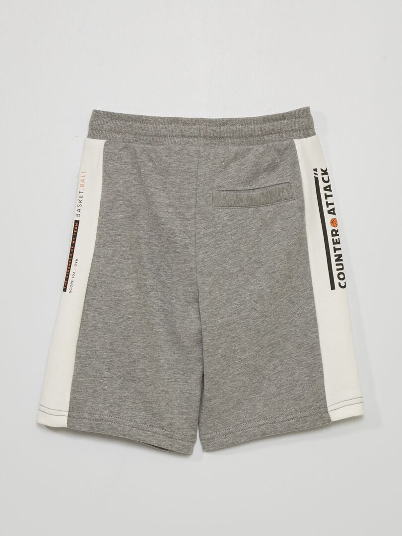 Short deportivo de chándal BLANCO - Kiabi