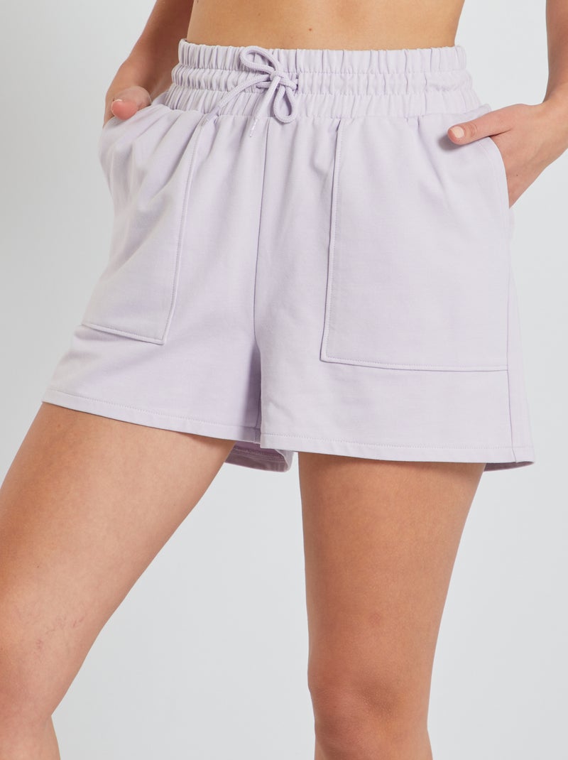 Short deportivo de felpa ROSA - Kiabi