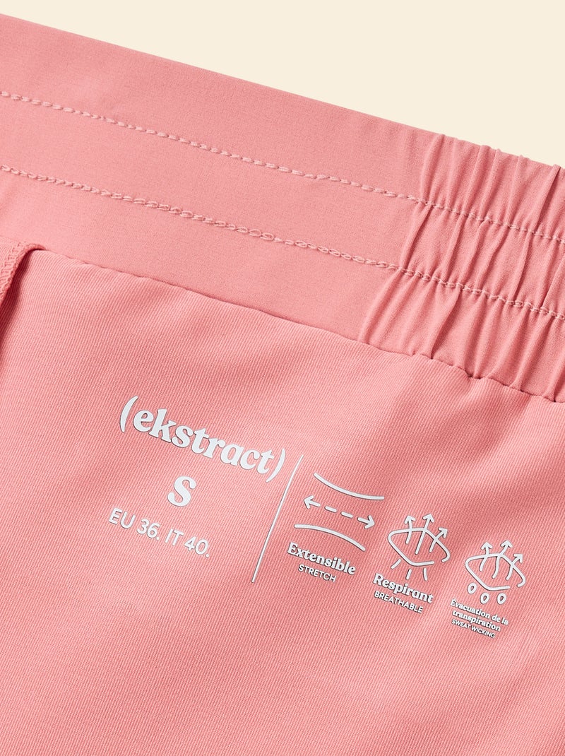 Short deportivo modelo 2 en 1 - (ekstract) Rosa - Kiabi