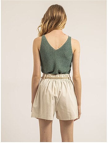 Short efecto lino XEDONA