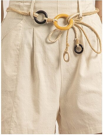 Short efecto lino XEDONA