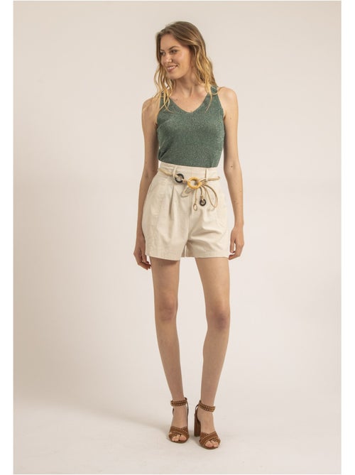Short efecto lino XEDONA - Kiabi
