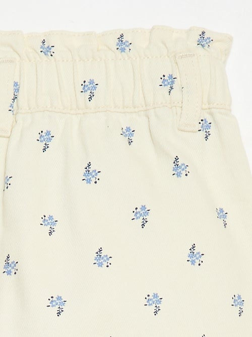 Short estampado integral en algodón - Kiabi