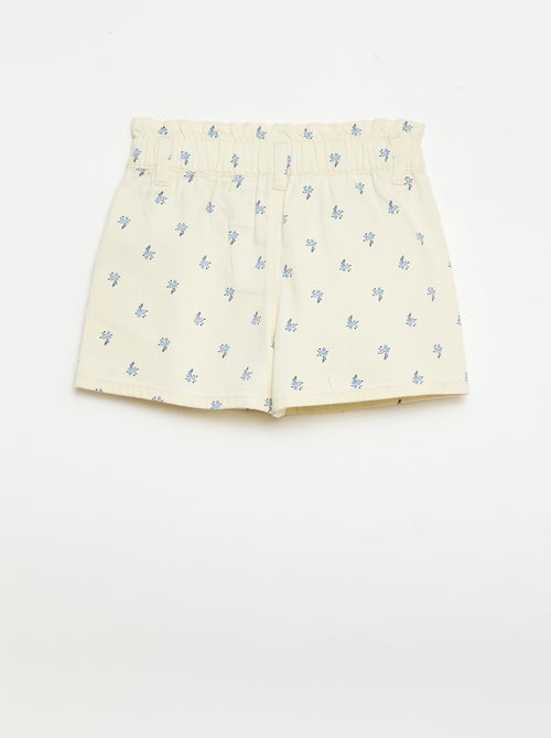 Short estampado integral en algodón - Kiabi