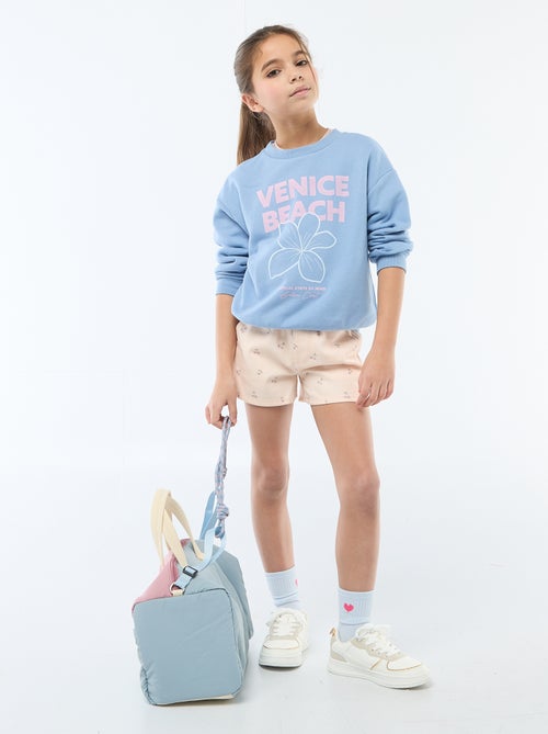 Short estampado integral en algodón - Kiabi