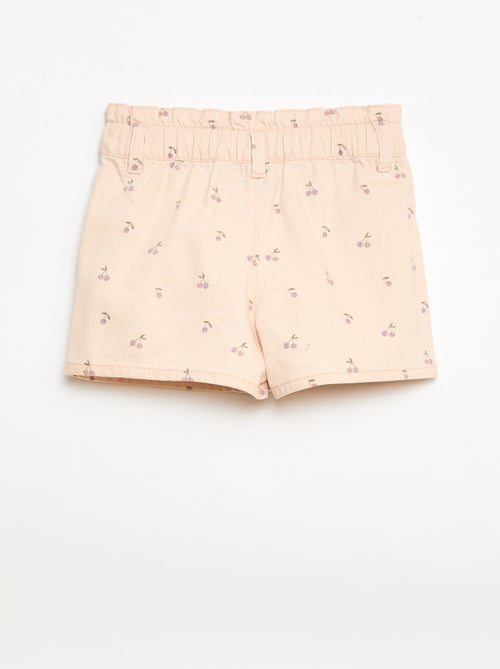 Short estampado integral en algodón - Kiabi