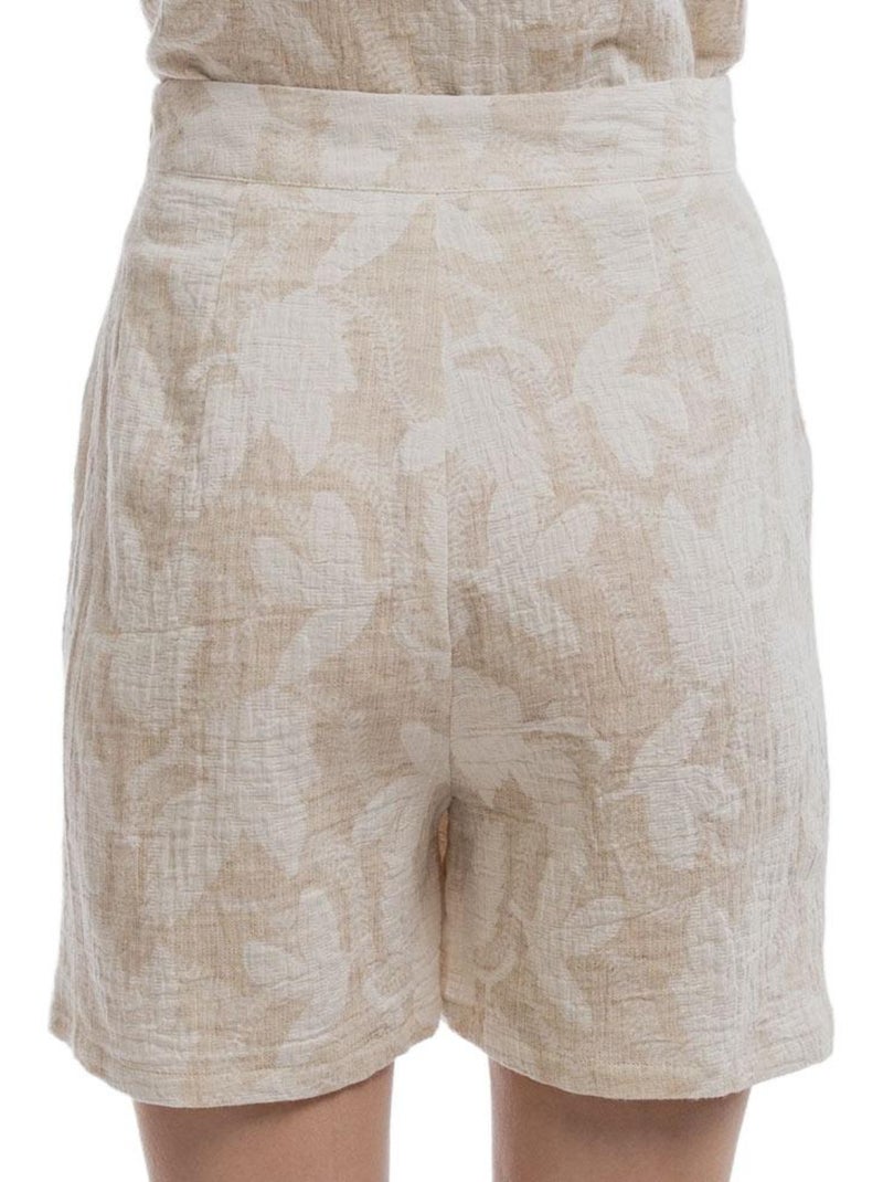 Short Floral para Mujer Teddy Smith Beige - Kiabi