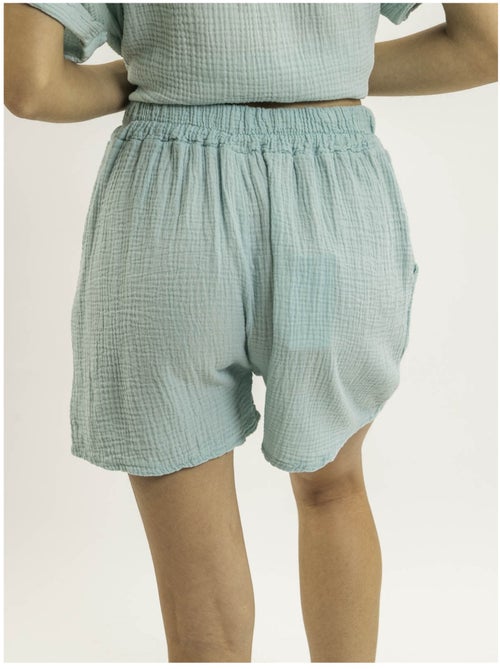 Short fluido de gasa de algodón XELIA - Kiabi