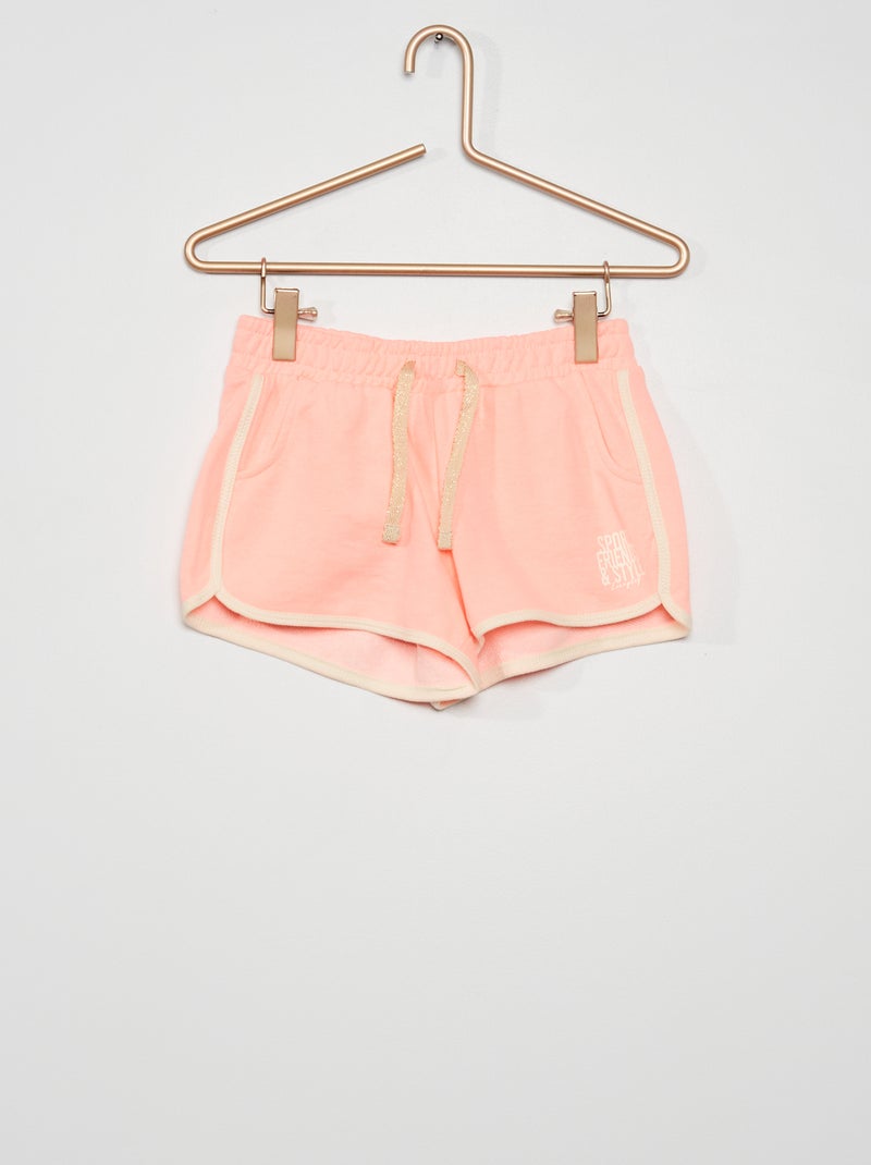 Short flúor de felpa ROSA - Kiabi