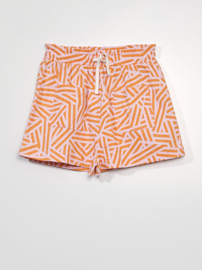 Short gofrado BLANCO - Kiabi