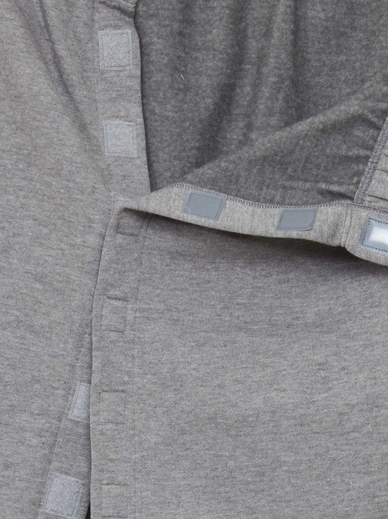 Short grueso con abertura completa - So Easy GRIS - Kiabi