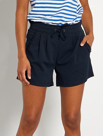 Short azul marino mujer con descuentos | Kiabi