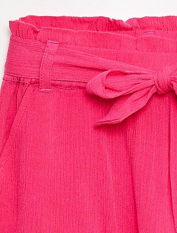 Short ligero con lazo liso