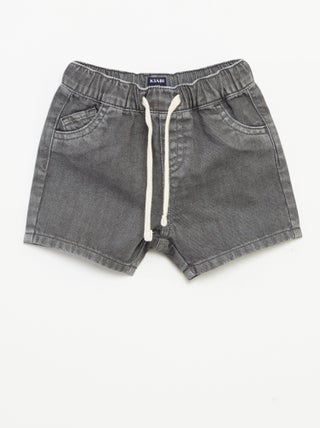 Short liso con cordones ajustables
