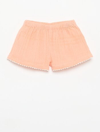 Short liso de dobby