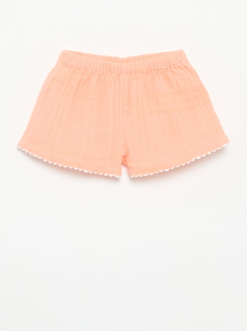 Short liso de dobby - Kiabi