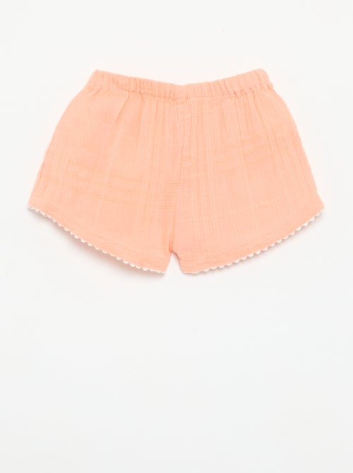 Short liso de dobby - Kiabi