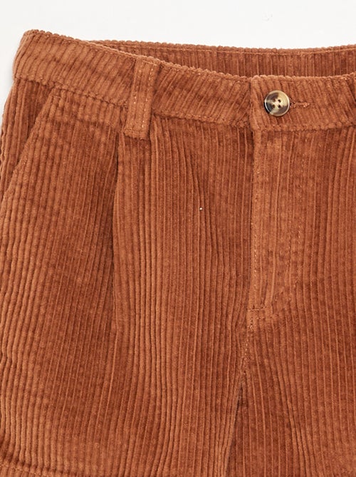 Short liso de pana - Kiabi