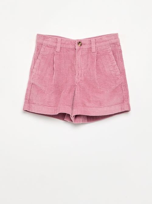 Short liso de pana - Kiabi