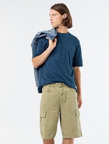 Short liso multibolsillos