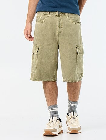 Short liso multibolsillos