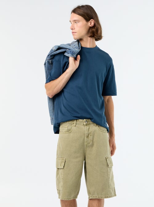Short liso multibolsillos - Kiabi Short liso multibolsillos - Kiabi
