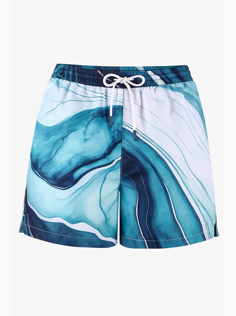 Short marble de hombre penti Azul ultramar - Kiabi