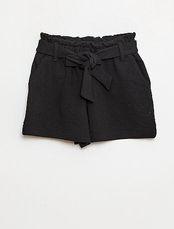 Short milano con cinturón