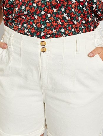 Pantalones cortos y bermudas de - blanco - Kiabi