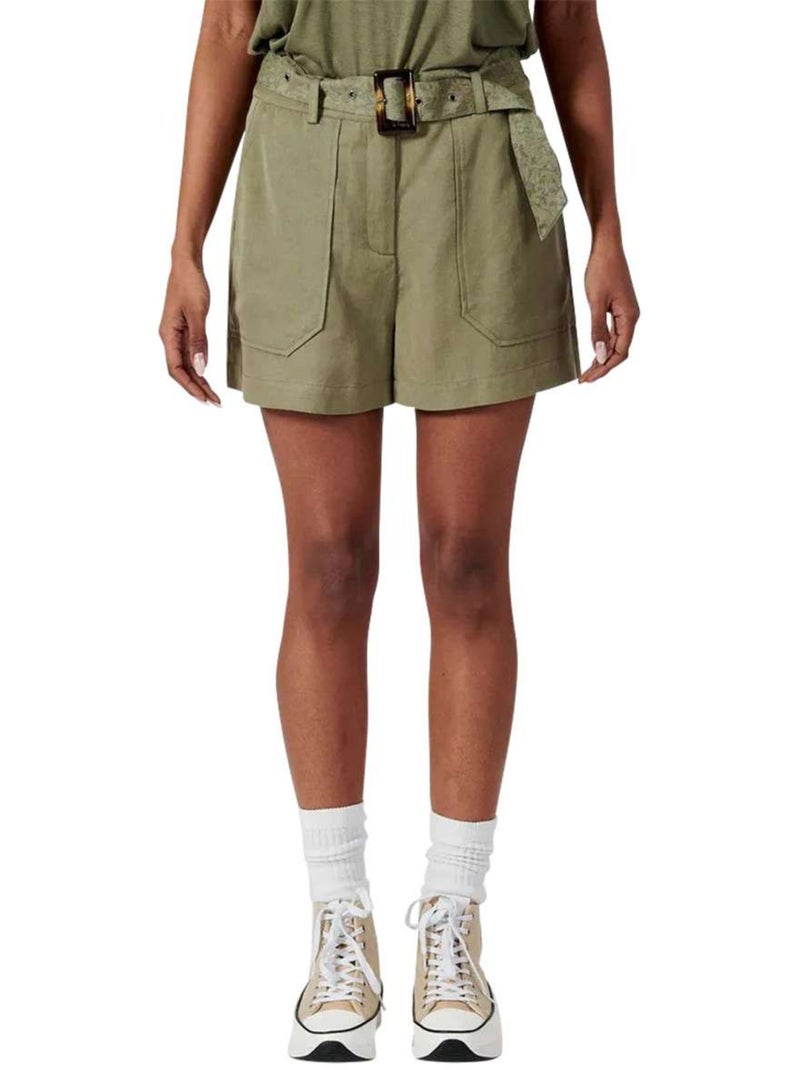 Short Mujer Kaporal Verde caqui claro - Kiabi