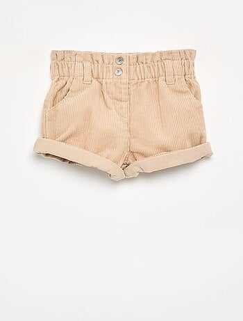 Short paperbag de pana