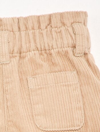 Short paperbag de pana