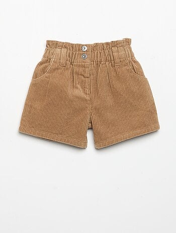 Short paperbag de pana