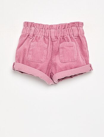 Short paperbag de pana