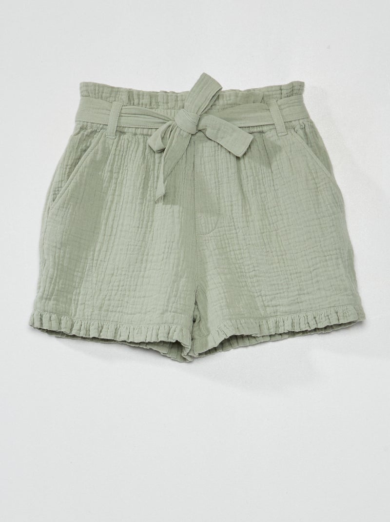 Short paperbag VERDE - Kiabi