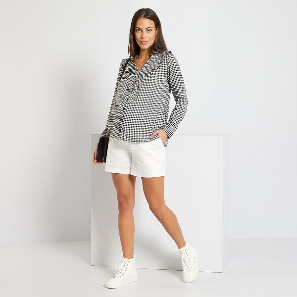 Short premamá Premamá - blanco nieve - Kiabi - 15,00€
