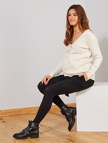 Premamá - Short premamá vaporoso con cinturón - Kiabi