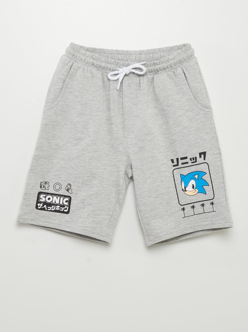 Short 'Sonic' de chándal ligero GRIS - Kiabi
