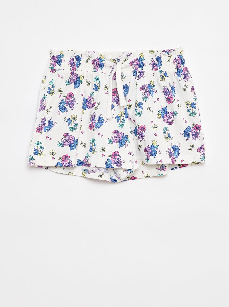 Short 'Stitch' BLANCO - Kiabi