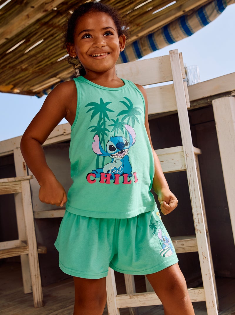 Short 'Stitch' Verde - Kiabi